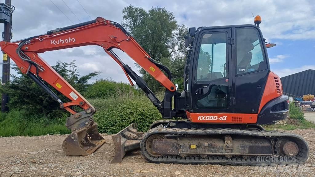 Kubota KX 080-4 حفارات وسط 7 طن - 12 طن