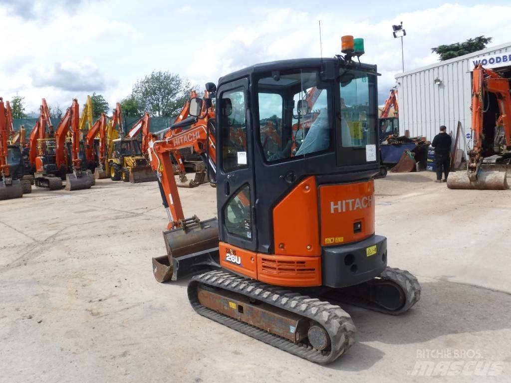 Hitachi ZX 26 U-6 حفارات صغيرة أقل من 7 طن (حفارات صغيرة)