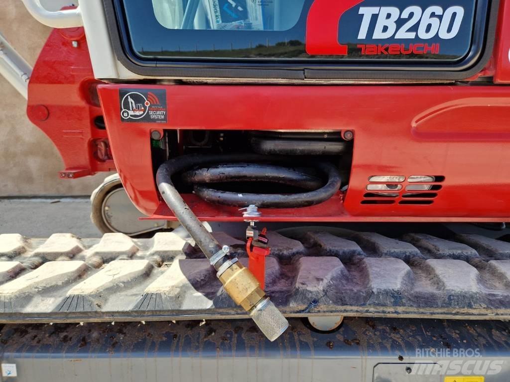 Takeuchi TB 260 حفارات صغيرة أقل من 7 طن (حفارات صغيرة)