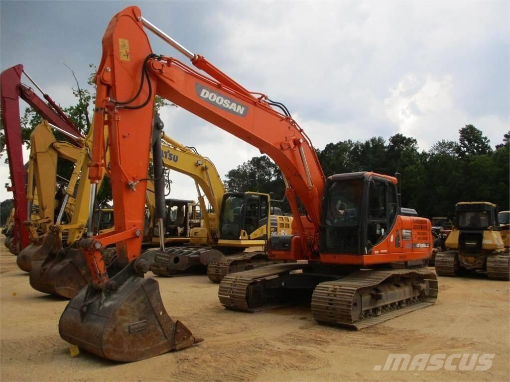 Doosan dx225 حفارات زحافة