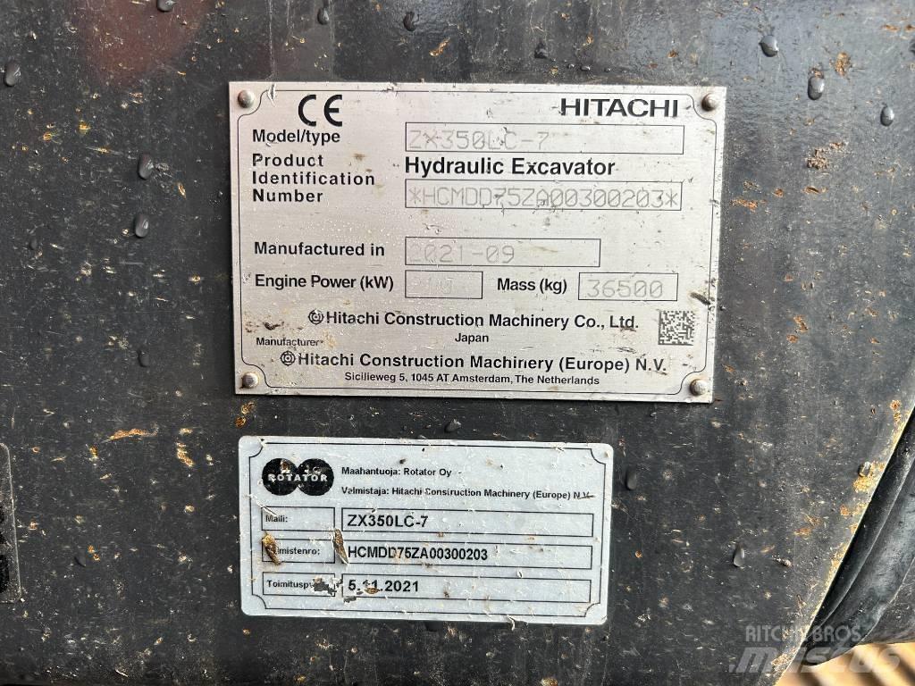 Hitachi ZX350LC-7 حفارات زحافة