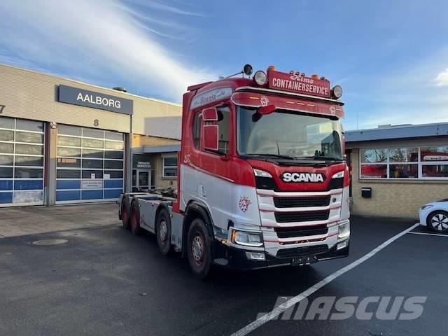 Scania R 500 شاحنات الرافعات الخطافية