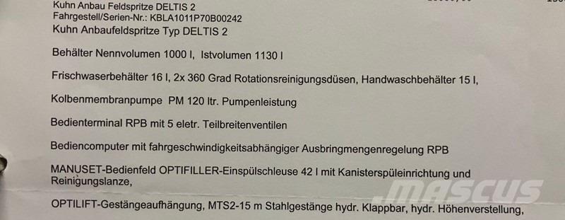 Kuhn Deltis 2 ماكينات زراعية - غير ذلك