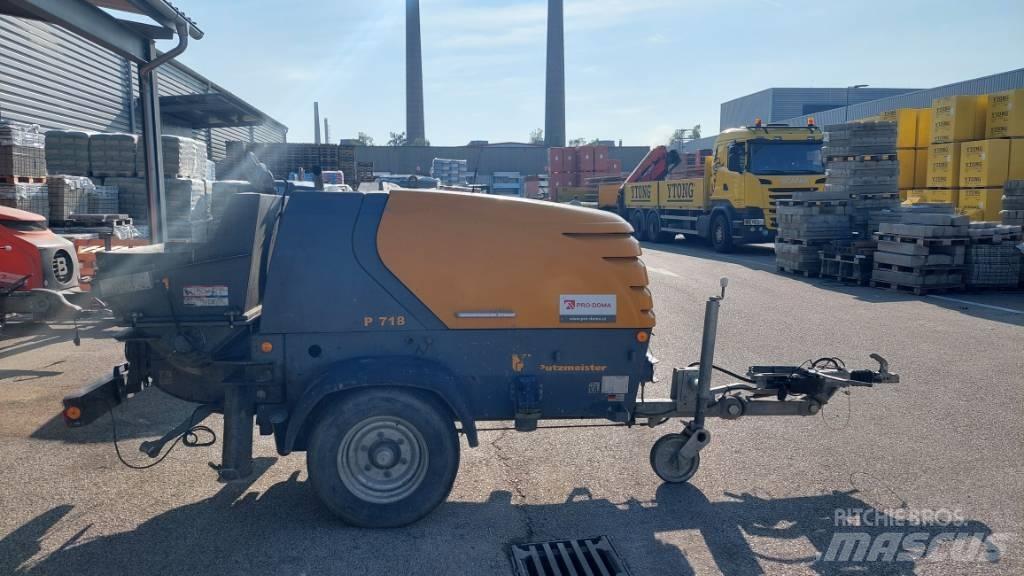 Putzmeister P 718 TD مضخات خرسانة