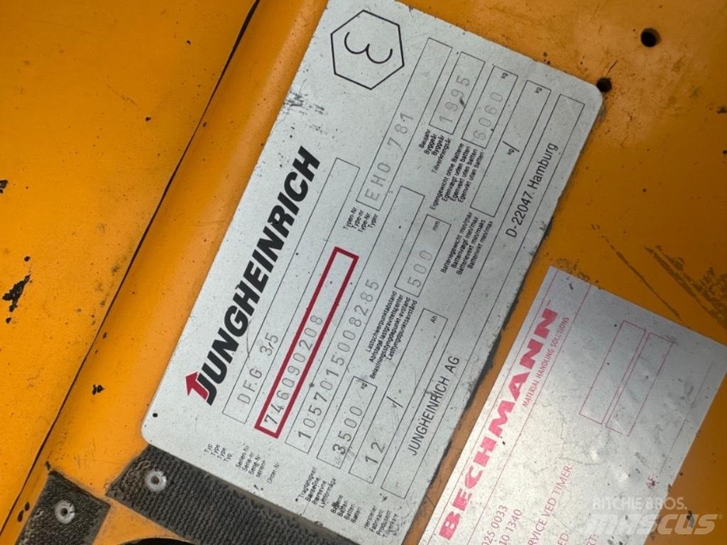Jungheinrich EFD35 شاحنات الديزل