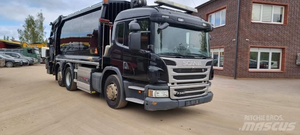 Scania P340 Gas شاحنات المخلفات