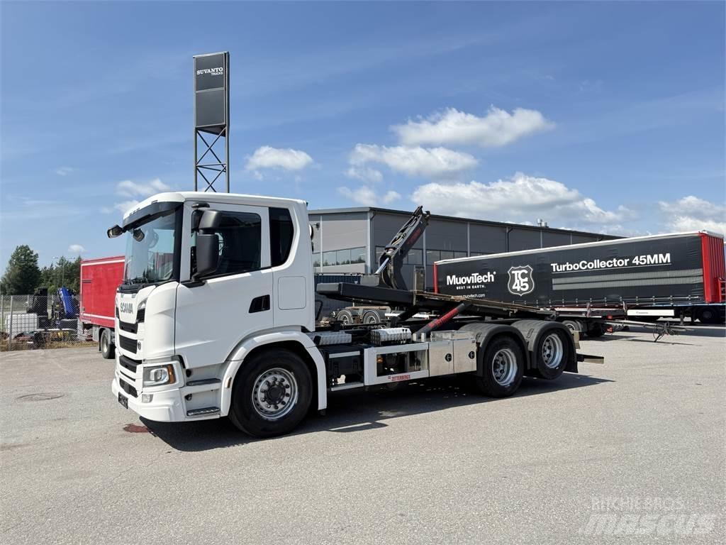 Scania G500 6X2 شاحنات الرافعات الخطافية