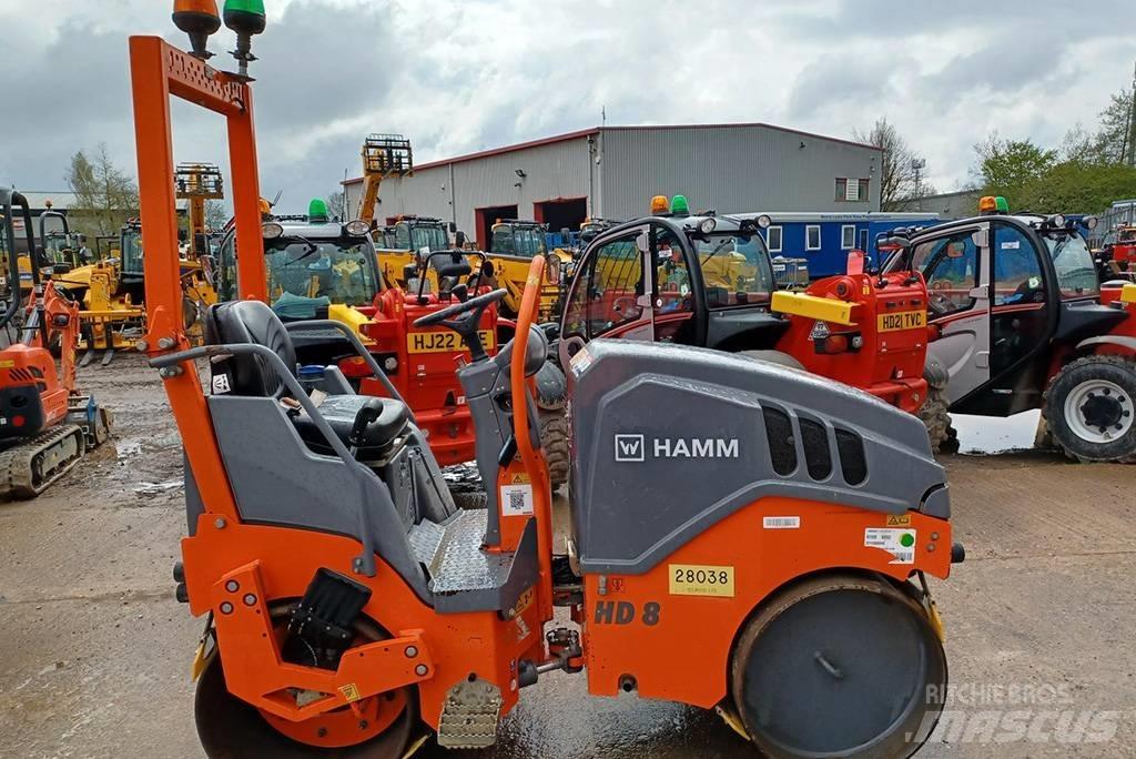 Hamm HD 8 VV مداحل ثنائية الاسطوانة