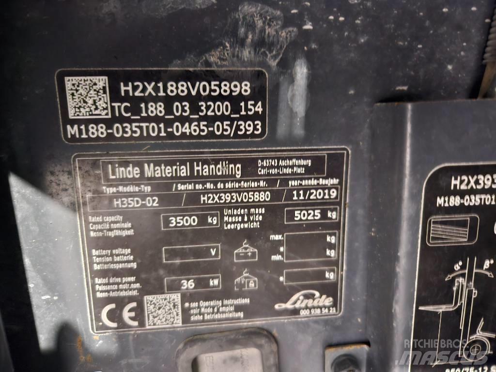 Linde H35D شاحنات الديزل