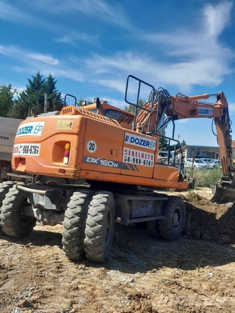 Doosan DX 160 W-3 حفارات بعجل
