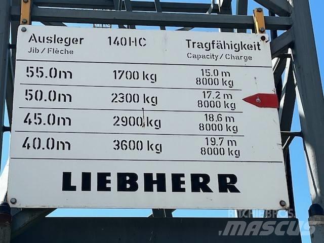 Liebherr 140 HC رافعات برجية