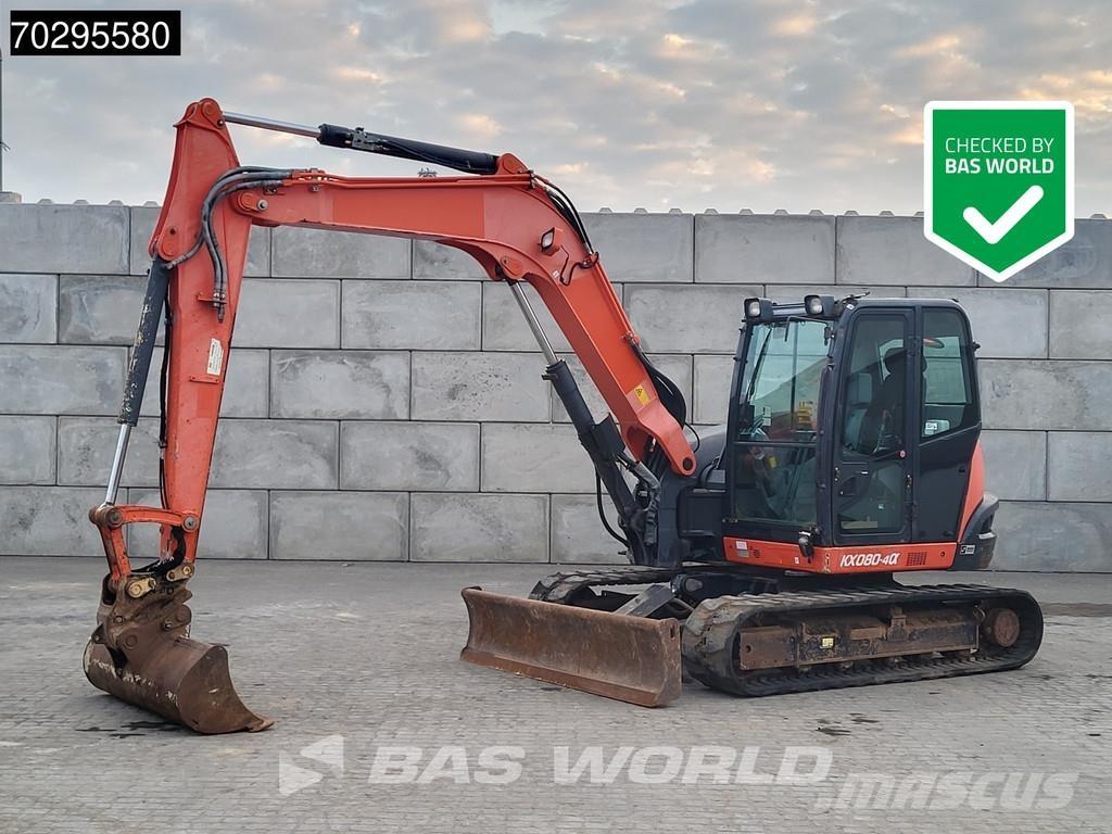 Kubota KX080-4a حفارات صغيرة أقل من 7 طن (حفارات صغيرة)