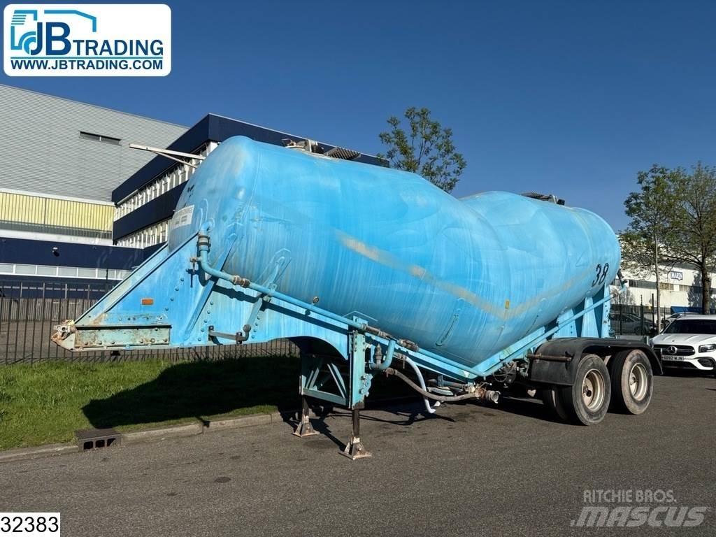  FILLIAT Silo نصف مقطورات مقطورة 