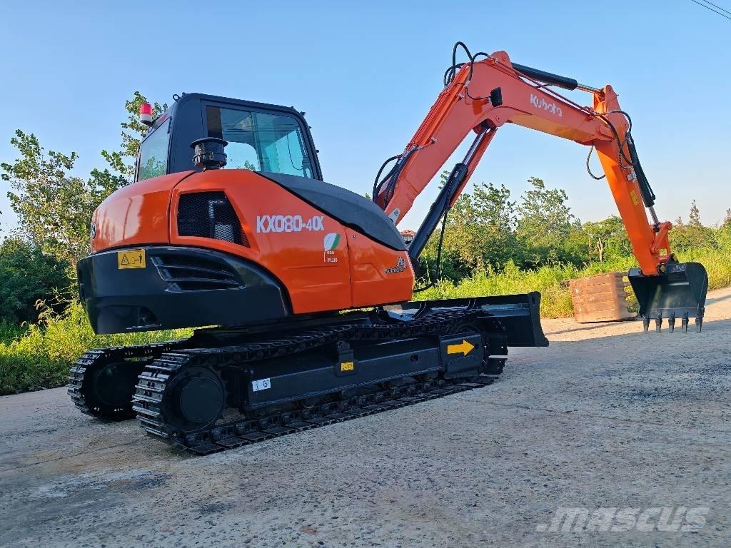 Kubota KX 080-4 CX حفارات وسط 7 طن - 12 طن