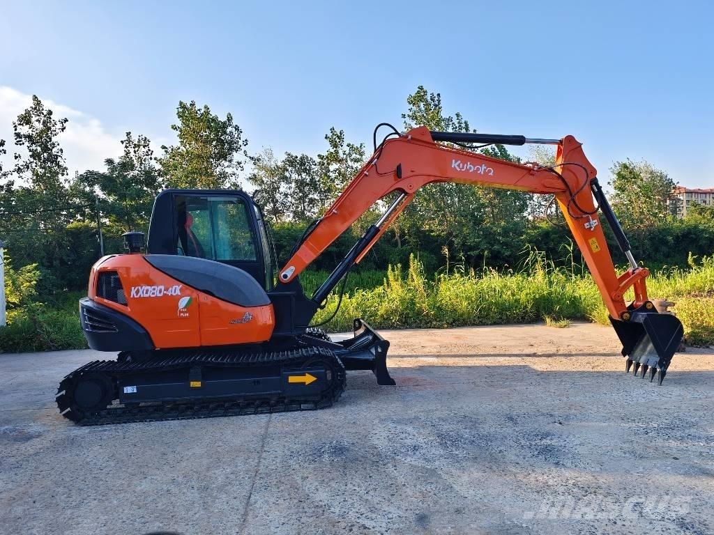 Kubota KX 080-4 CX حفارات وسط 7 طن - 12 طن