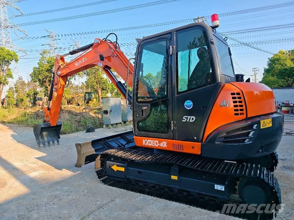Kubota KX 080-4 CX حفارات وسط 7 طن - 12 طن