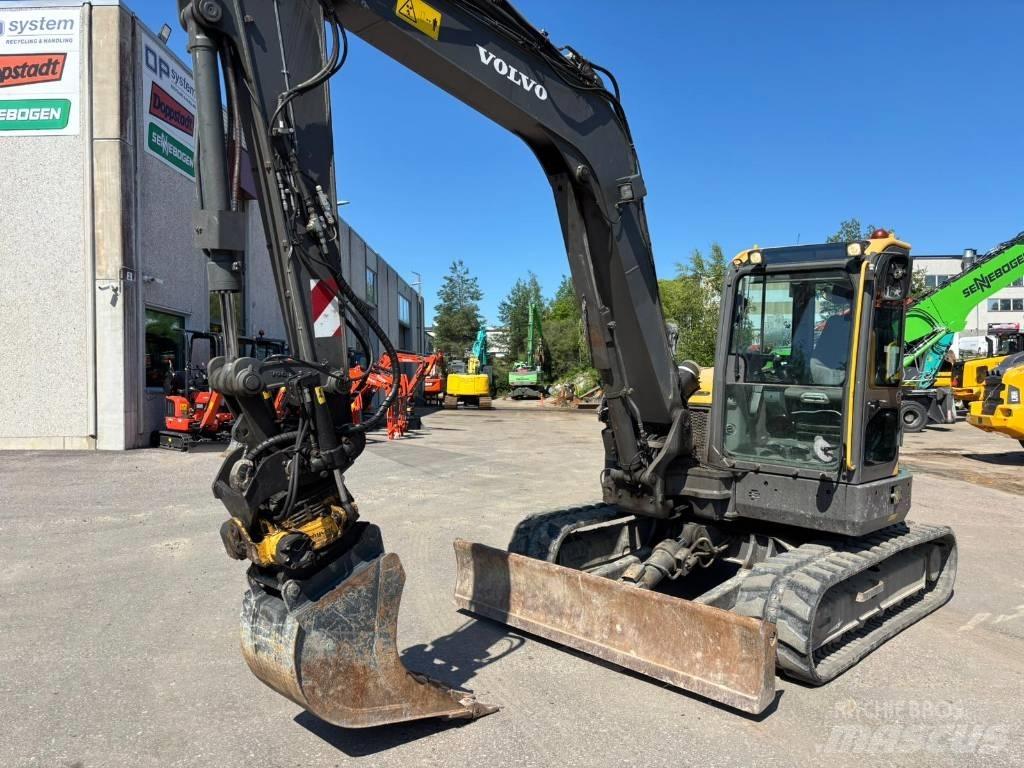 Volvo ECR88D حفارات وسط 7 طن - 12 طن