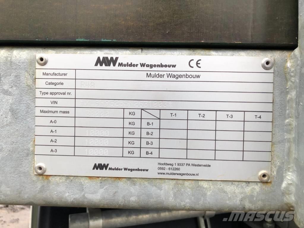 Mulder 3-As مقطورات بغطاء جانبي