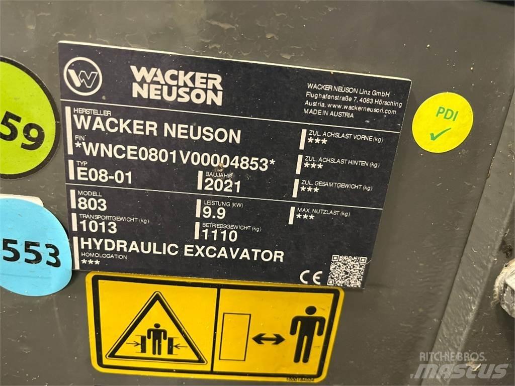 Wacker 803 حفارات صغيرة أقل من 7 طن (حفارات صغيرة)