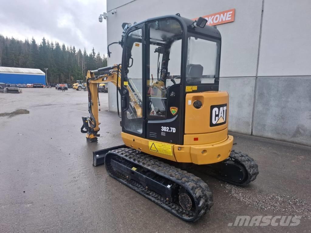 CAT 302.7 D CR حفارات صغيرة أقل من 7 طن (حفارات صغيرة)