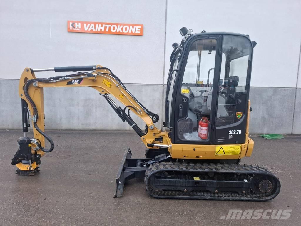 CAT 302.7 D CR حفارات صغيرة أقل من 7 طن (حفارات صغيرة)
