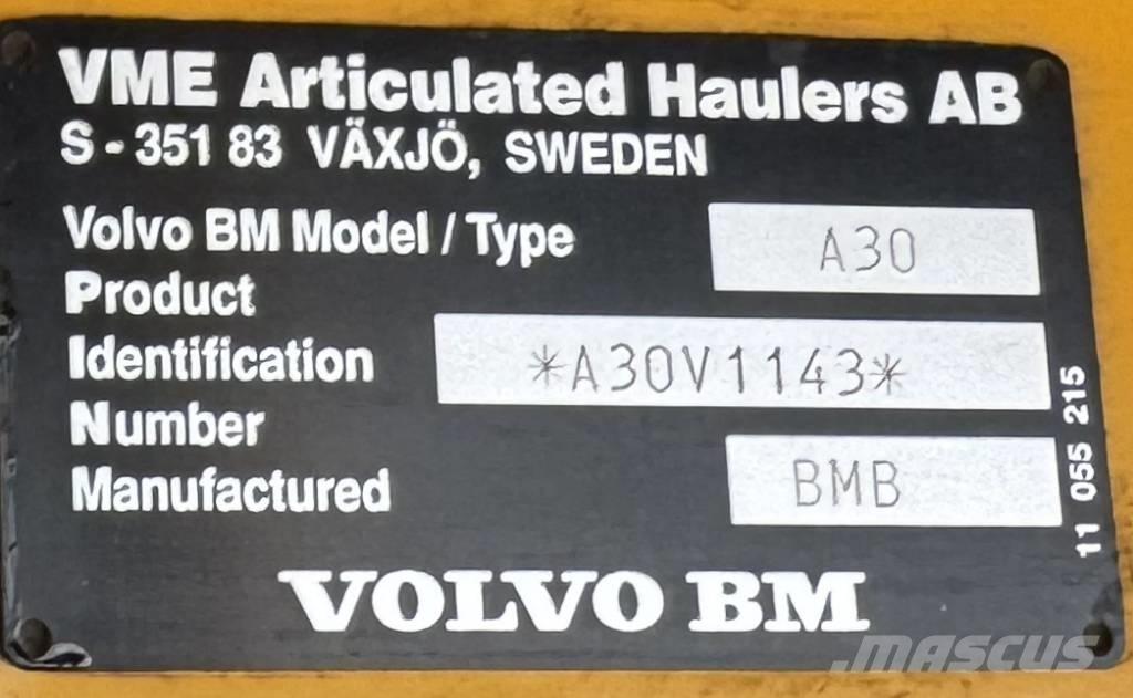 Volvo A 30 ساحبات مفصلية