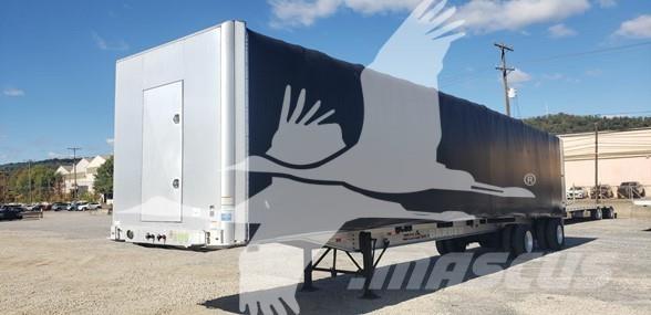 Benson 524 ALUM FLAT نصف مقطورات بباب جانبي