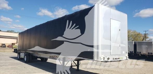 Benson 524 ALUM FLAT نصف مقطورات بباب جانبي