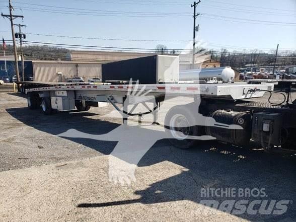 Benson ALUM FLATBED نصف مقطورات مسطحة / مفصلية الجوانب