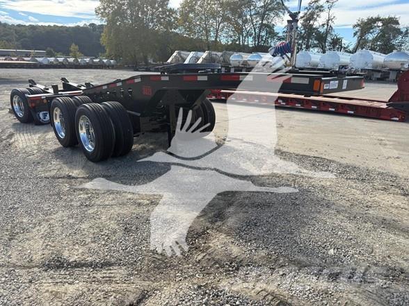 Fontaine 302 JEEP نصف مقطورة مسطحة منخفضة