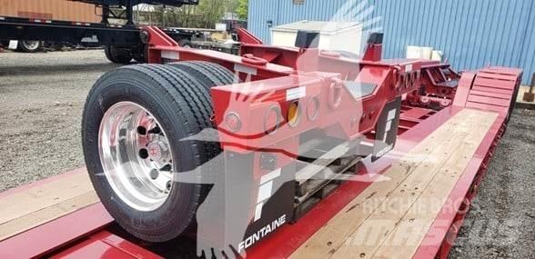 Fontaine FLIP AXLE نصف مقطورة مسطحة منخفضة