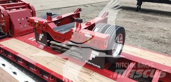 Fontaine FLIP AXLE نصف مقطورة مسطحة منخفضة