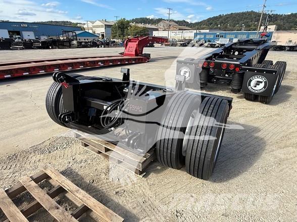 Fontaine FLIP AXLE نصف مقطورة مسطحة منخفضة