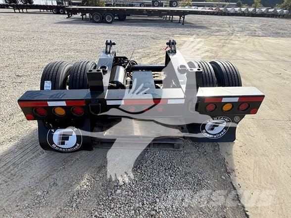 Fontaine FLIP AXLE نصف مقطورة مسطحة منخفضة