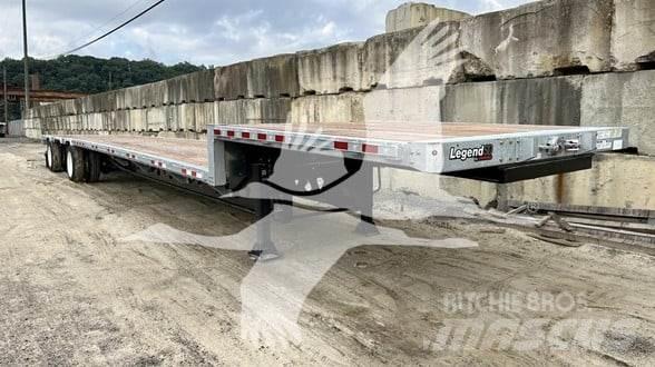 Manac STEEL DROP نصف مقطورة مسطحة منخفضة