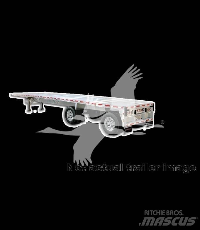 Ravens ALUM FLATBED نصف مقطورات مسطحة / مفصلية الجوانب