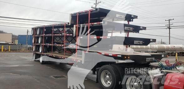 Transcraft DTL-2100 نصف مقطورة مسطحة منخفضة