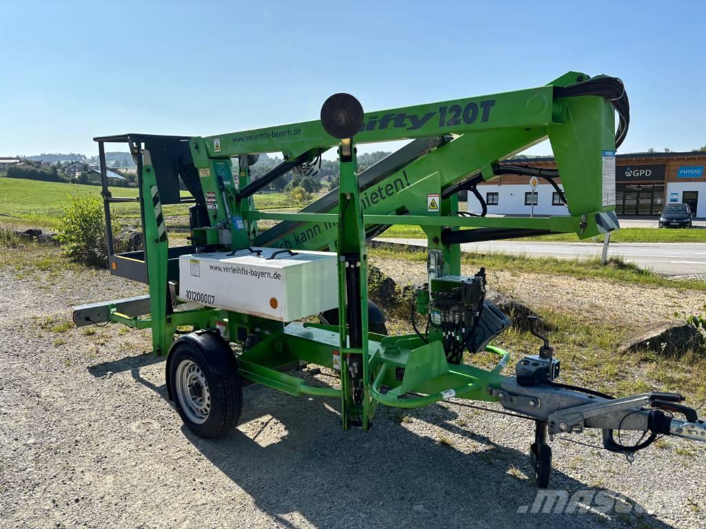 Niftylift 120 T المنصات الهوائية المثبتة على مقطورة