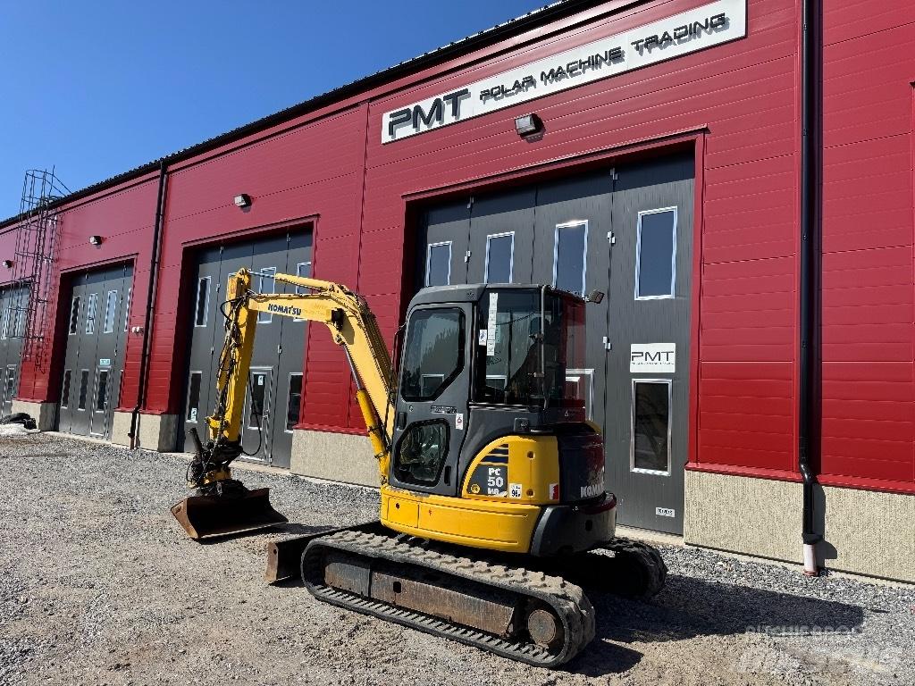 Komatsu PC 50 حفارات صغيرة أقل من 7 طن (حفارات صغيرة)