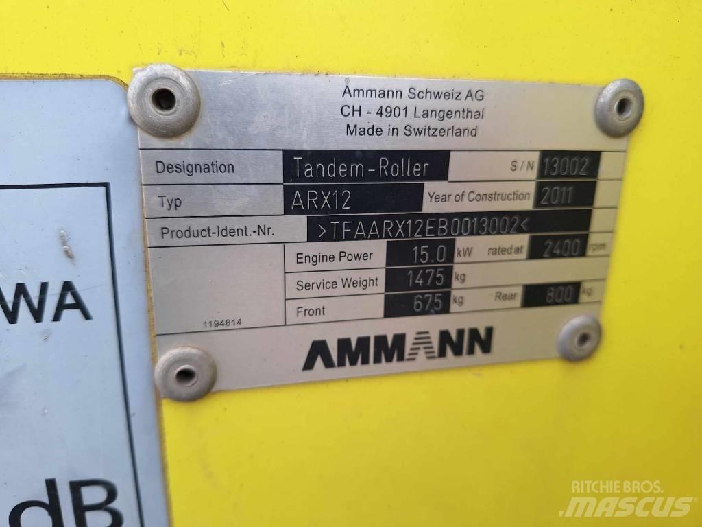 Ammann ARX 12 مداحل ثنائية الاسطوانة