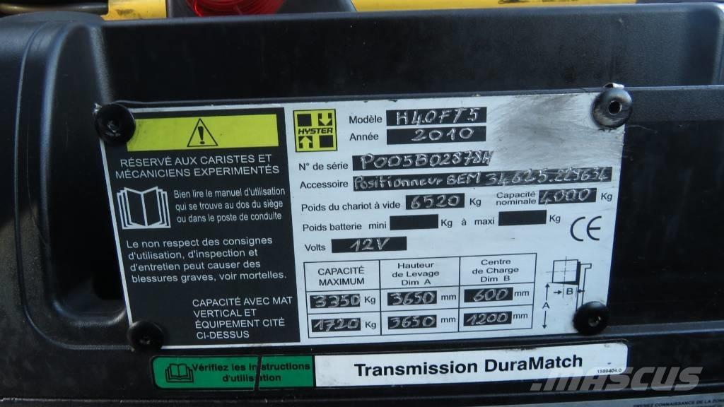 Hyster H4.0FT5 شاحنات LPG