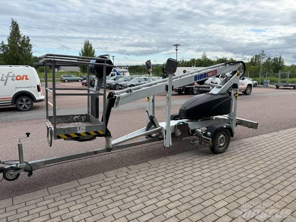 Dino 105 TL Skylift المنصات الهوائية المثبتة على مقطورة