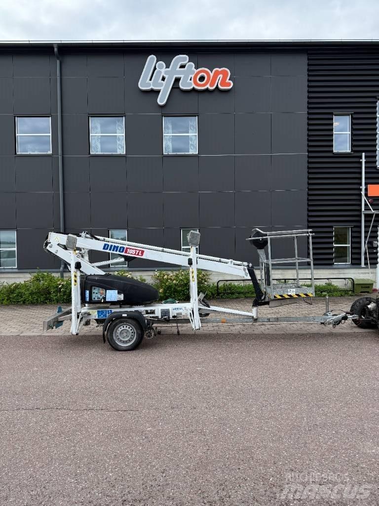 Dino 105 TL Skylift المنصات الهوائية المثبتة على مقطورة