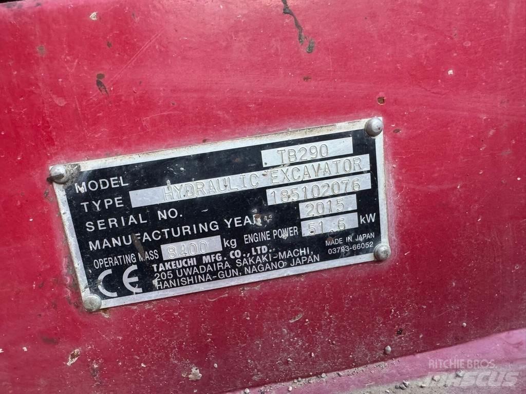 Takeuchi TB 290 حفارات زحافة