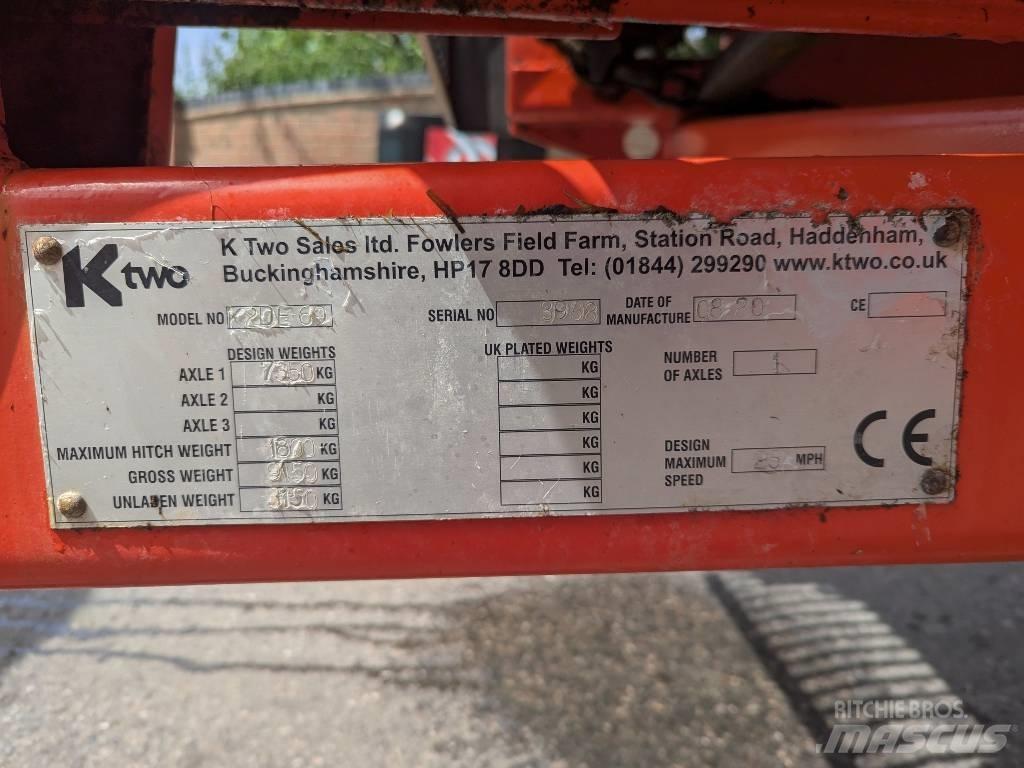 Ktwo Eco 60 معدات توزيع السماد العضوي