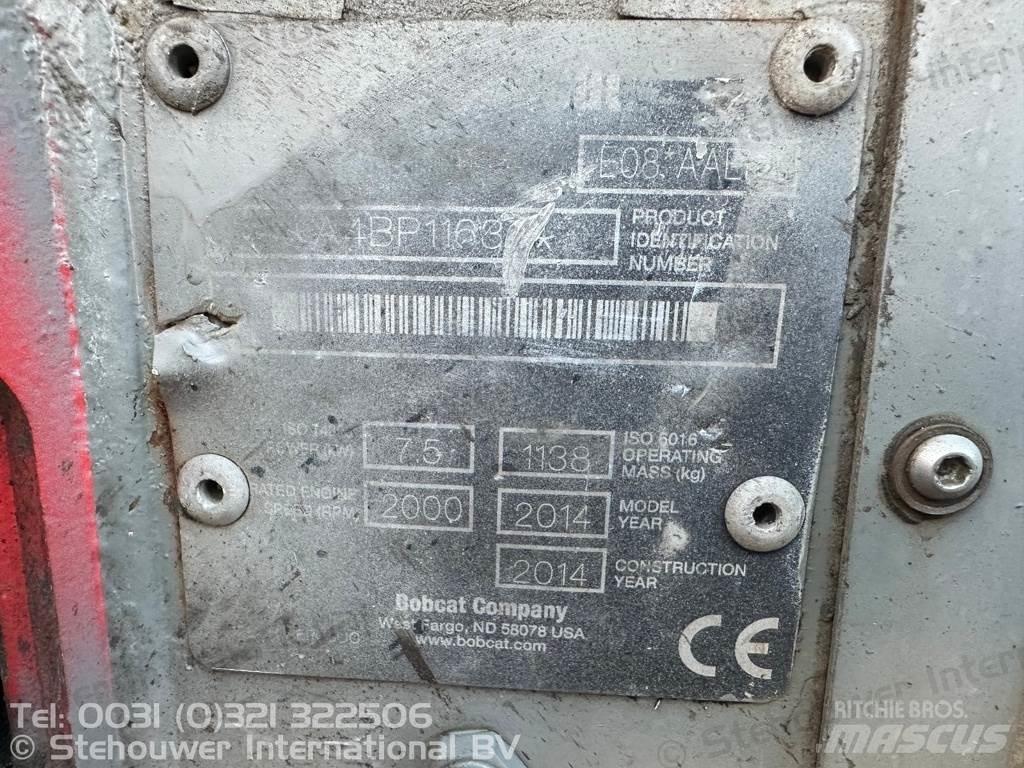 Bobcat E08 (E10) حفارات صغيرة أقل من 7 طن (حفارات صغيرة)