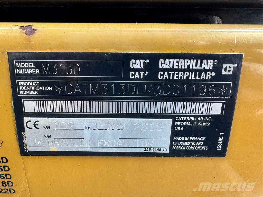 CAT M313D - CE حفارات بعجل