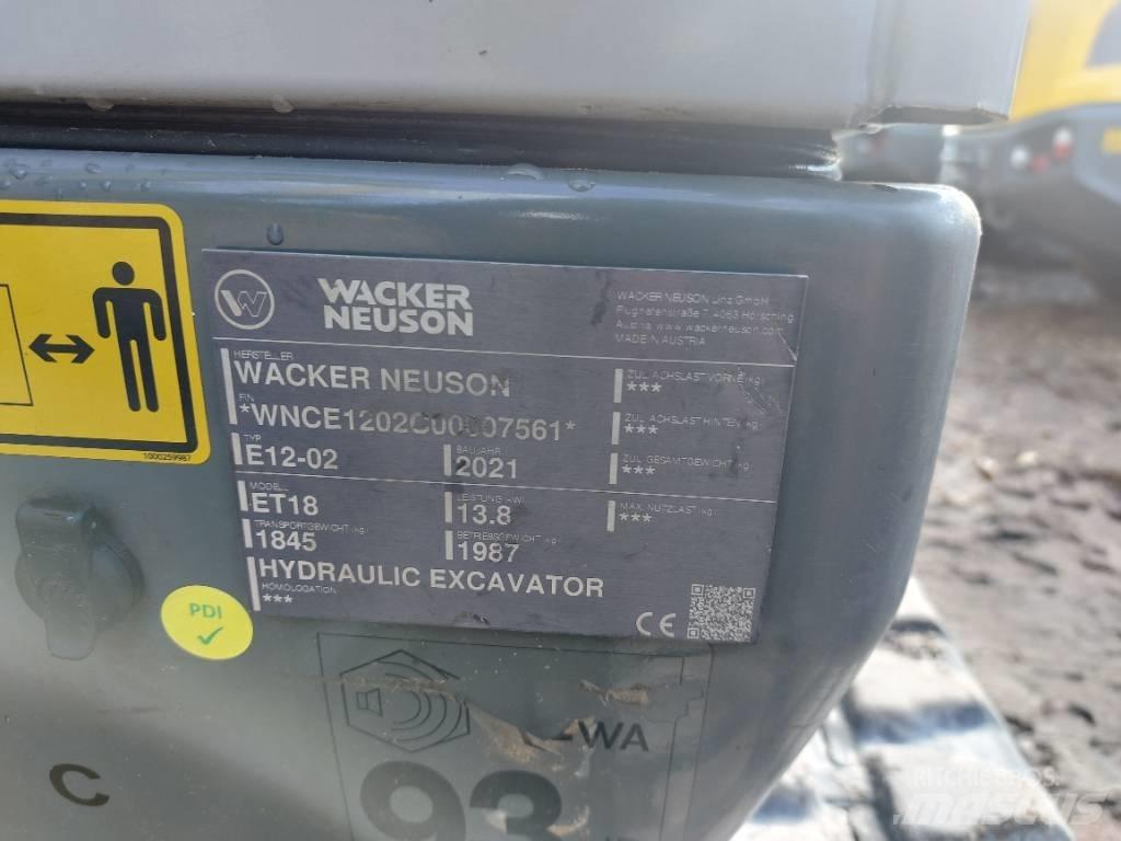 Wacker Neuson ET18 حفارات زحافة