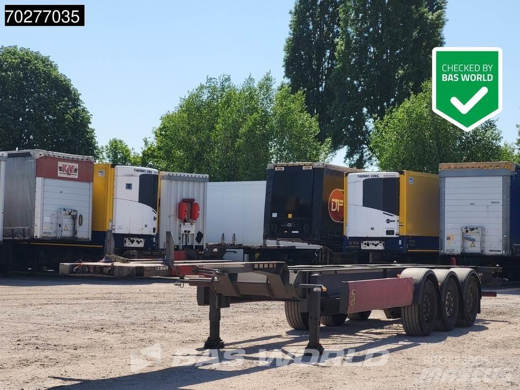Van Hool 3 axles نصف مقطورات حاويات
