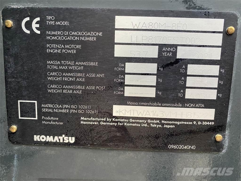 Komatsu WA80M-8EO لوادر متعددة الأغراض